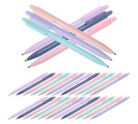TOYANDONA 30 Pièces Ensemble de Porte-mine 0,5mm pour Écriture Fluide au | Acier, Résine, PVC et Plastique, Corps Anti-roulis, Lot pour Notes, Papier et Pochette