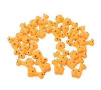 TOYANDONA 30 Pièces Figurine Girafe Miniature en Résine Orange Design Réaliste, Détails Vivants, pour Décoration Intérieure et Extérieure de Jardin ou Maison