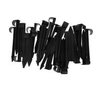 TOYANDONA 30 Pièces Support de Fixation de tuyaux Jardins piquets de Jardinage Chevilles en Plastique Poteau d'arrosage piquets de Support à d'irrigation Guide-Tuyau PE Noir