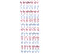 TOYANDONA 300pièces Mini Sucettes Acrylique Transparent Pour Décorations De Shower Uniques Et Jeux Pour Fête De Naissance