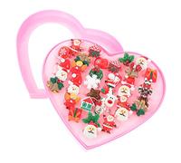TOYANDONA 36pièces Bagues De Noël Pour Garçon Fille Avec Dessins Animés Lot De Bagues Jouets
