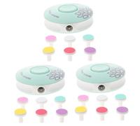 TOYANDONA 3ensembles Trousse Électrique De Coupe- Pour Adulte Avec Têtes De Ponçage Douces Système De Sécurité Pour Pour Utilisation Familiale