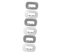 TOYANDONA 3ensembles Verrou De Sécurité Pour Réfrigérateur Design à Double Bouton Pour Armoires Et Réfrigérateurs Blanc Et