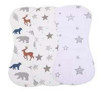 TOYANDONA 3pièces Bavoirs Coton Pour Garçon Fille Absorbants Et Lavables Bavoirs Épaule Pour Et Filles Pour Voyages Et Sorties