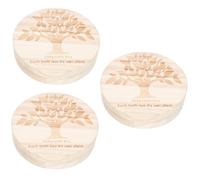 TOYANDONA 3pièces Boîte à Souvenirs Bois Pour Dents De Lait Et Cheveux De Garçon Fille Organisateur Pour Conserver Les Souvenirs Enfance Parfait Pour Garçons Et Filles