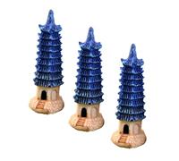 TOYANDONA 3pièces Décoration Forme De Balise Micropaysage Décoration De Jardin Bureau pour Maison Et Jardinage