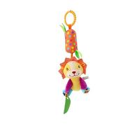 TOYANDONA 3pièces Jouets De Berceau Pour Garçon Fille Animaux Cartoon Avec Cloches Lion Chien Hibou Jouets Suspendus Pour Développement Sensoriel Et Apaisement Nourrissons