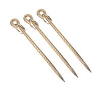 TOYANDONA 3pièces Lot de Piquets Spirale pour Chiens Attache pour Extérieur Piquet De Jardin pour Animaux De Compagnie Et Bétail