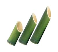 TOYANDONA 3pièces Lot de Vases Forme De Bambou Jardinière Et Moderne Pot De Fleurs pour Composition Ou Centre De Table