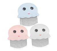 TOYANDONA 3pièces Peigne à Dents Larges pour Animaux Accessoire de Toilettage pour Chat et Chien Brosse Anti-mue Portable Outil de Démêlage pour Éliminer Sous-poil et Nœuds