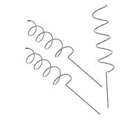 TOYANDONA 3pièces Tuteurs Spirale pour Plantes Lot pour Jardin Piquets Torsadés pour Tomates Légumes Et Fleurs Extérieur