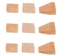 TOYANDONA 3Set Violin Bow Wooden Wedges Replacement Parts For Fiddlestick Repair Stable Bow Grip Plugs Compatible With Various Violin Models