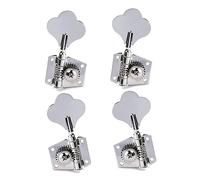 TOYANDONA 4 cordes Bass Tuning Pegs Vintage Open Style Set With Ferrules And Screws For String Bass Guitar Metal Guitar Tuner Keys For Right Handed Players