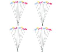TOYANDONA 4 Ensembles Carte De Jardin Décorations Jardinage Floral Petit Enjeux Décor De Piquets De Jardin Fleuri Décoration De Jardin De Pelouse Pieu De Fleurs Non-tissé 10 Pièces * 4