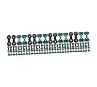 TOYANDONA 4 Ensembles Clips De Fixation pour Toile Lot pour Jardin Et Bâches Accessoires Et Réutilisables pour Fixation De Filet Et Awnings Couleurs 20 Pièces * 4