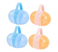 TOYANDONA 4 Ensembles Etui Protège-sucette Formule Distributeur Valise Étui à Tétine Étui Porte-sucette Housse De Sucette Étuis à Sucette Étui à Sucette Portable Rangement Sucette Pp