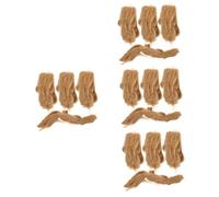 TOYANDONA 4 Ensembles Jute Soie Allume-Feu Accessoire De Survie Camping Allume-Feu Matériaux Naturels Outils D'Allumage De Feu en Jute Allume-Feu pour Feux De Camp 4 pièces * 4