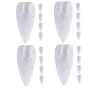 TOYANDONA 4 Ensembles Piscine Filtre Coton Piscines Piscine De Filtre Vide De Piscine Purificateurs Nettoyeur Remplacement du Filtre Coton Filtre Aspirateur Nylon Blanche 5 Pièces * 4