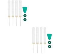TOYANDONA 4 Ensembles Support de Plante Grimpante Mousse Ensemble de Tuteurs Décoratifs pour Plantes pour Intérieur et Extérieur avec Étiquettes et Ruban Durable et Réutilisable