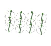 TOYANDONA 4 Ensembles Support de Plantes Grimpantes Ajustable de Cadres pour Jardinières Intérieures Accessoires de Jardinage pour Fleurs et Plantes Vignes Hauteur Anneau