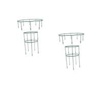TOYANDONA 4 Ensembles Supports pour Plantes Grimpantes Lot de Étagères à Fleurs Double pour Plantes Vertes Vignes