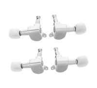 TOYANDONA 4 Ensembles Ukulele Tuning Pegs Closed Gear Machine Heads Angled Knobs Lightweight Replacement Parts For Banjo And Ukulele Accessories