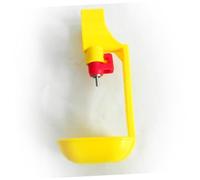 TOYANDONA 4 pièces Abreuvoir Automatique pour Poules Lot de Gobelets Suspendus Plastique Jaune Anti-gaspillage pour Poulets Canards