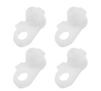 TOYANDONA 4 Pièces Accessoire de Camping pour Climatiseur Blanc en Plastique, Guide Palier D'arbre, Bielle et Manivelle pour Prolonger la Durée de Vie du Composant