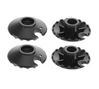 TOYANDONA 4 Pièces Accessoires Alpenstock Paniers D'extrémité pour Bâtons De Randonnée Coussin Anti-Boue pour De Trekking Panier Antidérapant pour Bâtons De Randonnée Plastique Noir