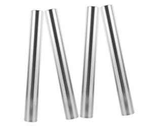 TOYANDONA 4 Pièces Bâton de Relais en Alliage D’Aluminium, Cylindrique,