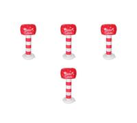TOYANDONA 4 Pièces Boîte aux Lettres Gonflable de Noël 42 Pouces en PVC
