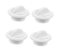 TOYANDONA 4 Pièces Bouchons de Vidange Étanches pour Bac Récupération Eau Clim Bouchons à Vis Plastique Résistant Au Froid Compatibles Congélateurs et Refroidisseurs Universels