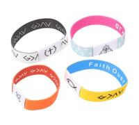 TOYANDONA 4 Pièces Bracelet Biblique Nfc Programmable en Tissu