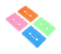 TOYANDONA 4 Pièces Cassette Rétro Colorées pour Enregistrements et Décoration Murale Cassette DIY Vintage pour Projets Créatifs Fêtes et