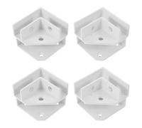 TOYANDONA 4 Pièces Clip de Fixation Support Structurel Renforcé en Alliage D'aluminium Ajustable Facilement pour Aquarium et Carrelage pour Usage Extérieur et Jardin