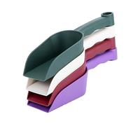 TOYANDONA 4 Pièces de Jardin Plastique Outils Ergonomiques pour Transplanter et Creuser pour Jardinage Litière pour Chat Vert Blanc