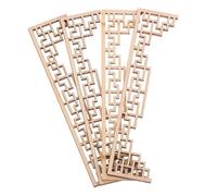 TOYANDONA 4 Pièces Décorations DIY pour Meubles Chinois Embellissements pour Maisons de Poupées Accessoires pour Maquettes de Table de Sable