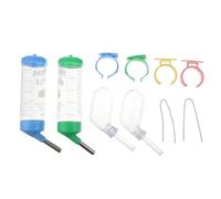 TOYANDONA 4 pièces Distributeur Eau Petits Animaux Bouteille à Boire pour Hamster Hérisson avec Tête à Bille et Facile à Installer et Nettoyer Accessoire pour Cage Petits Rongeurs