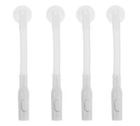 TOYANDONA 4 Pièces Embout de Gonflage à Bouton Poussoir pour Gilets | Valve Rapide à Bouton Plat, Usage Simple pour Garçon et Filles et Mains Faibles, Design Réutilisable