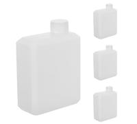 TOYANDONA 4 Pièces Flacon Échantillon en Plastique Blanc 500ml