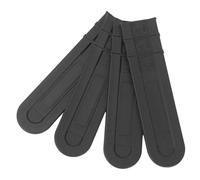 TOYANDONA 4 Pièces Fourreau en Plastique Noir pour Guide-chaîne de Tronçonneuse, Protection Sécurisée Débris et Contacts Accidentels, pour Entretien de Jardin