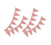 TOYANDONA 4 Pièces Guirlande De Carnaval Papier Et Décorations De Fête Thème De La Fête Foraine Banderole Suspendue Pour Anniversaire Et Événement Extérieur