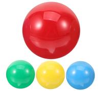 TOYANDONA 4 pièces Joystick Boule de Remplacement pour Manette Arcade Tête Sphérique Installation Facile pour Contrôleur Main Jeu Simulation et Arcade Couleurs Rouge Jaune Bleu Vert