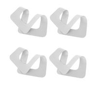 TOYANDONA 4 Pièces Kit de Réparation pour Boîtier Aileron Paddle Board Patch de Renfort PVC pour Queue de Surf et Sup Montage Stable et Contrôle Amélioré