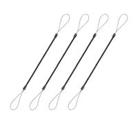 TOYANDONA 4 Pièces Lanière Anti-Perte pour Stylet et Stylo Tactile, | Nylon et Plastique, Léger et Flexible, pour Carnet et Tablette, Écriture et Réunions, Usage
