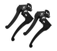 TOYANDONA 4 pièces Levier de Frein pour Fauteuil à Roues Poignée Ergonomique Antidérapante de Rechange Ajustables pour Fauteuils Manuels Transport Levier de Frein à Main Confortable et