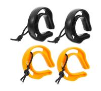 TOYANDONA 4 Pièces Lot de Butées de Porte Plastique C Pincement Protection Sécurité Garçon Fille Bloque Porte Qui Claque Installation Rapide pour Chambre Cuisine et Salle de Bain