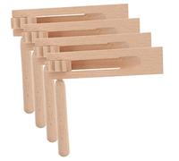 TOYANDONA 4 Pièces Lot de Rotatives Bois Créateur de Bruit Instrument Musical pour Garçon Fille