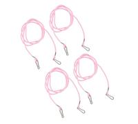 TOYANDONA 4 pièces Lot de Sangles pour Gants Garçon Fille Perte Cordelette Résistante et pour Gants Hiver Maintien Sûr et Couleur Rose Unique