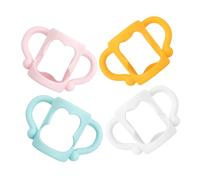 TOYANDONA 4 pièces Manches pour Biberons Garçon Fille Silicone Poignées Amovibles Légères et Faciles à Installer Protection Antidérapante pour Bouteilles Dallaitement Accessoires Pratiques